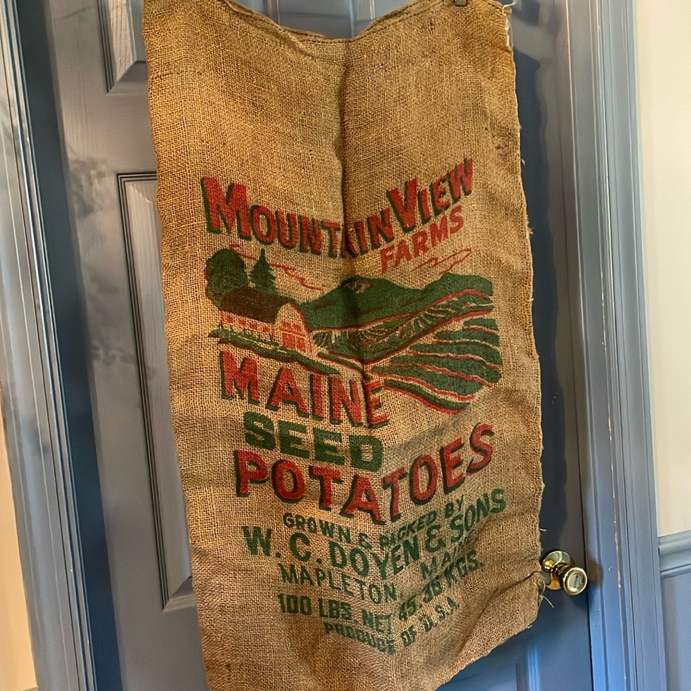100lb Burlap Potato Bag